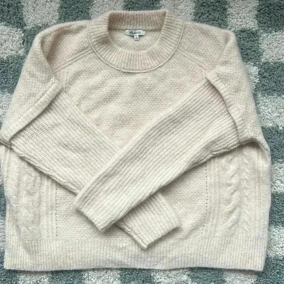Madewell Sweaters - Madewell Cable Pullover Sweater - Size M
